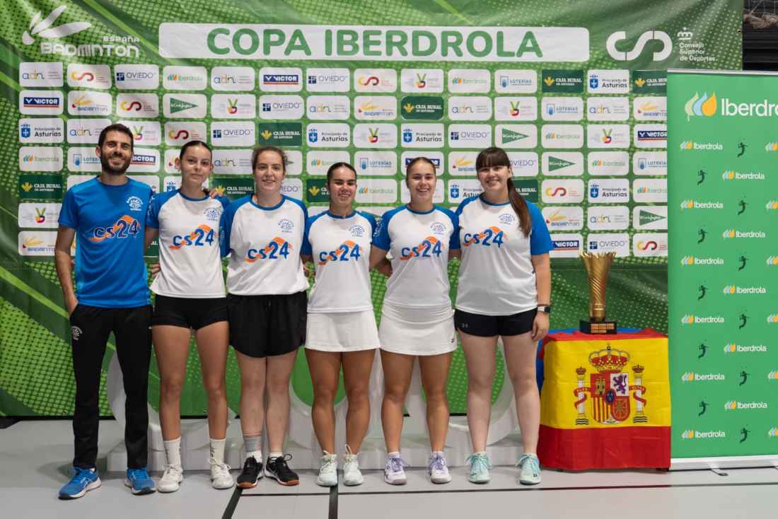 El Club Bádminton Soria, octavo en Copa Femenina de Clubes  