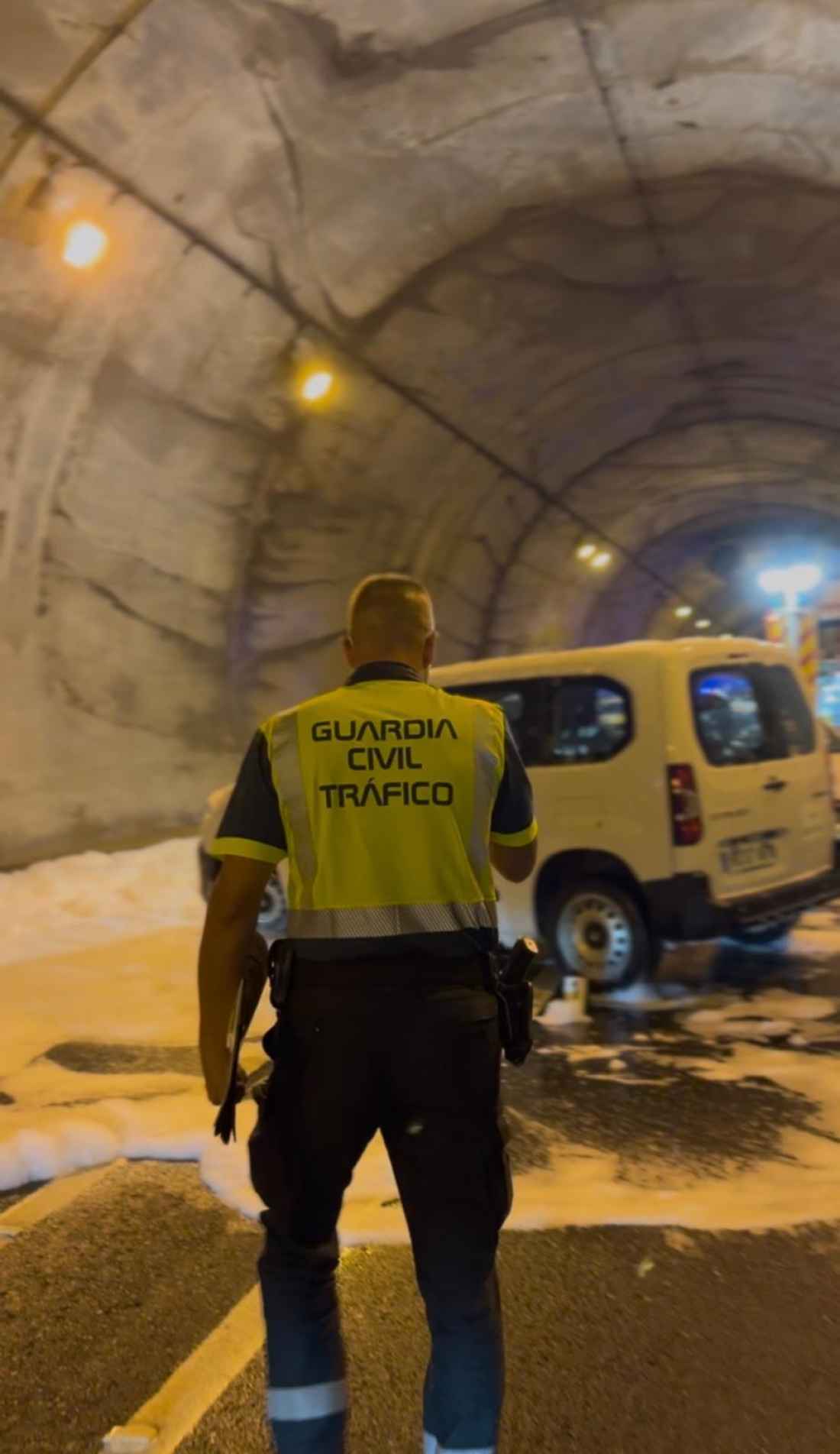 Simulacro de emergencia en el túnel de Piqueras