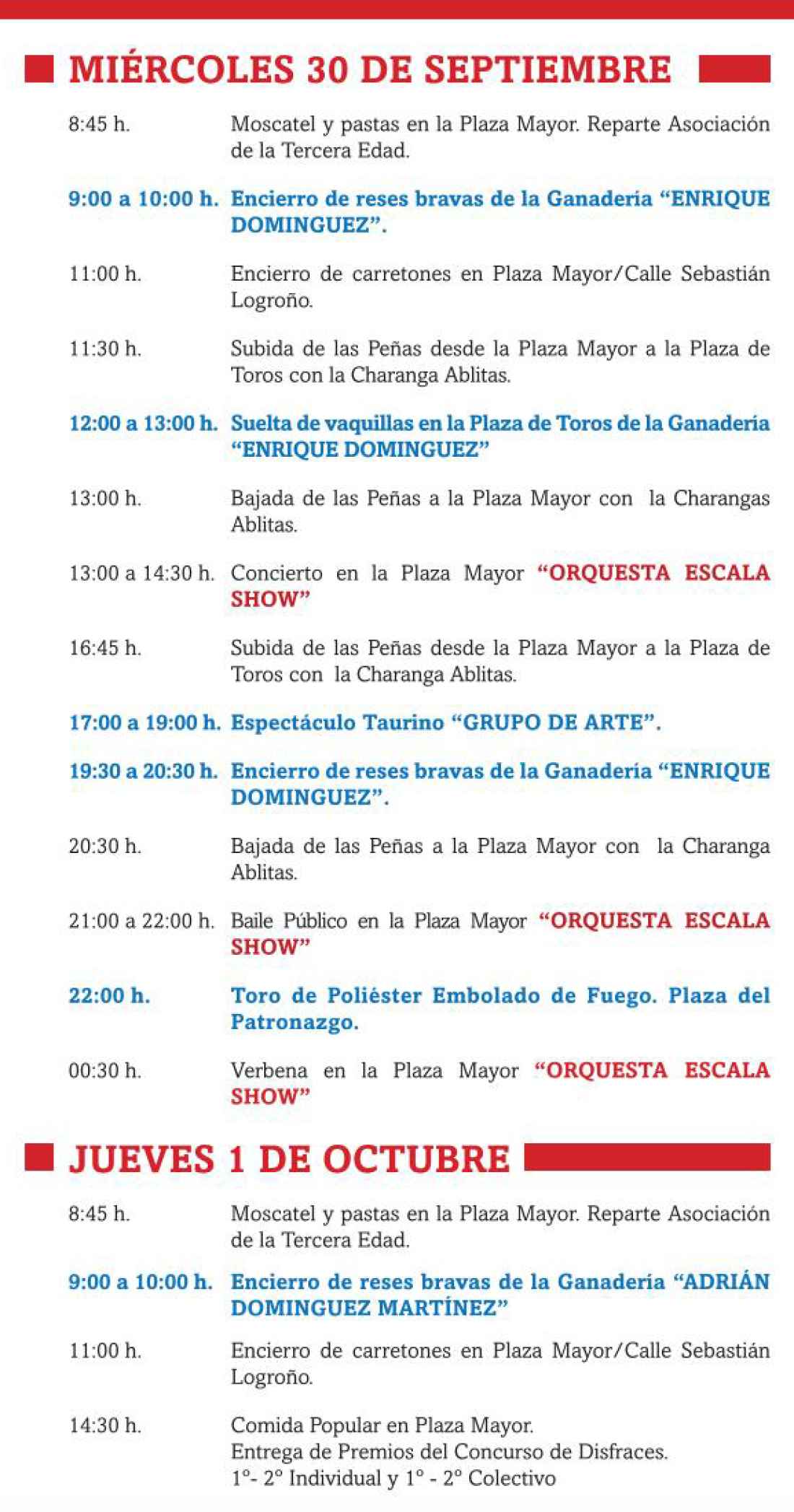 Ágreda publica el programa para sus fiestas de San Miguel