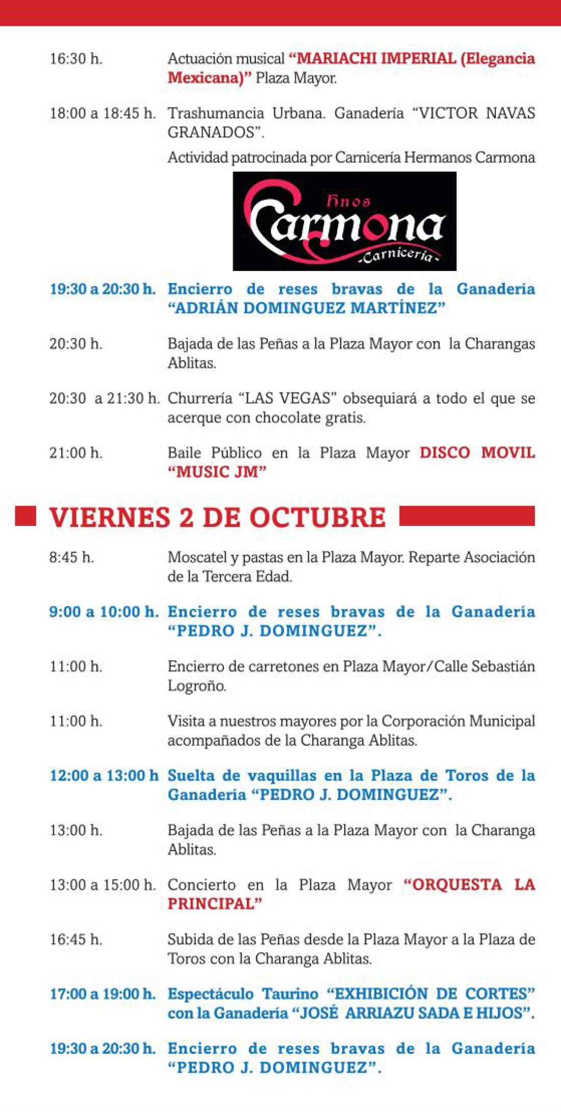 Ágreda publica el programa para sus fiestas de San Miguel