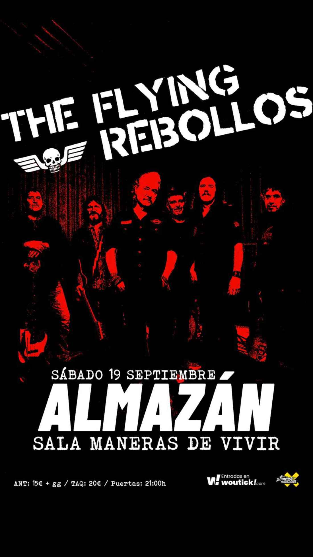 The Flying Rebollos llega a Almazán con nuevos temas y tres décadas de rock and roll