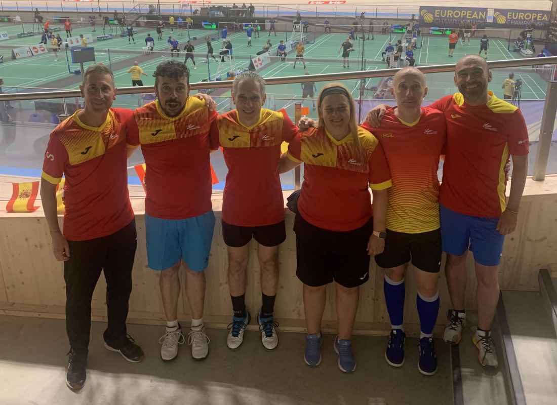 Seis volantistas sorianos participan en Italia en Campeonato de Europa senior de bádminton