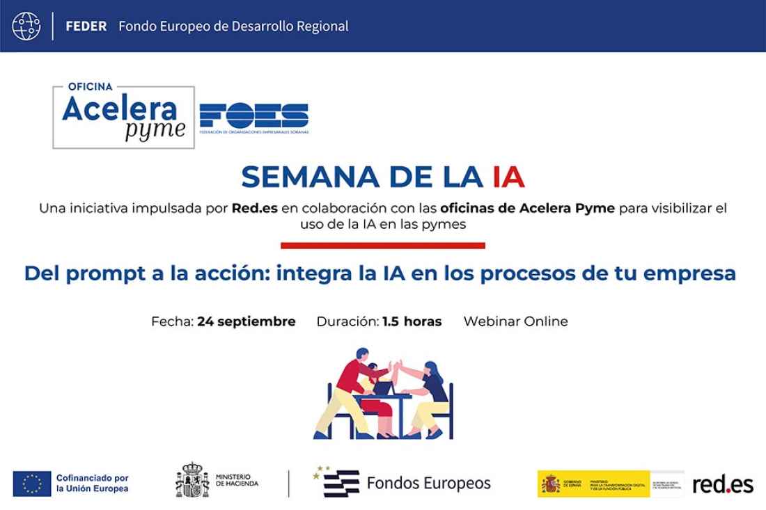  La Oficina Acelera pyme de FOES se suma a la Semana de la IA 