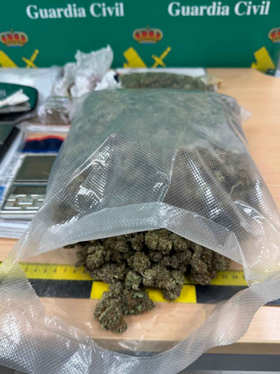 La Guardia Civil desmantela un punto de venta de drogas en Soria capital