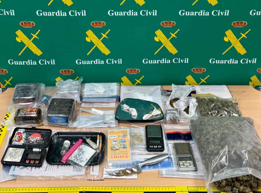 La Guardia Civil desmantela un punto de venta de drogas en Soria capital