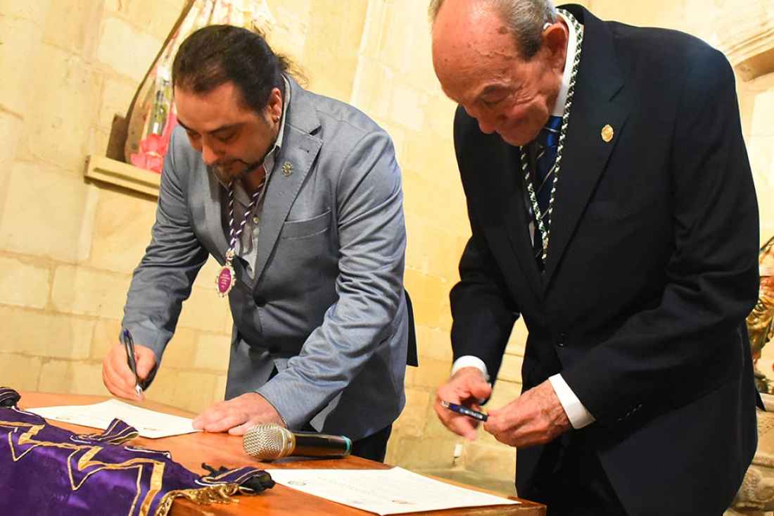Las Siete Palabras de Soria confirma su hermanamiento con cofradía de Zaragoza