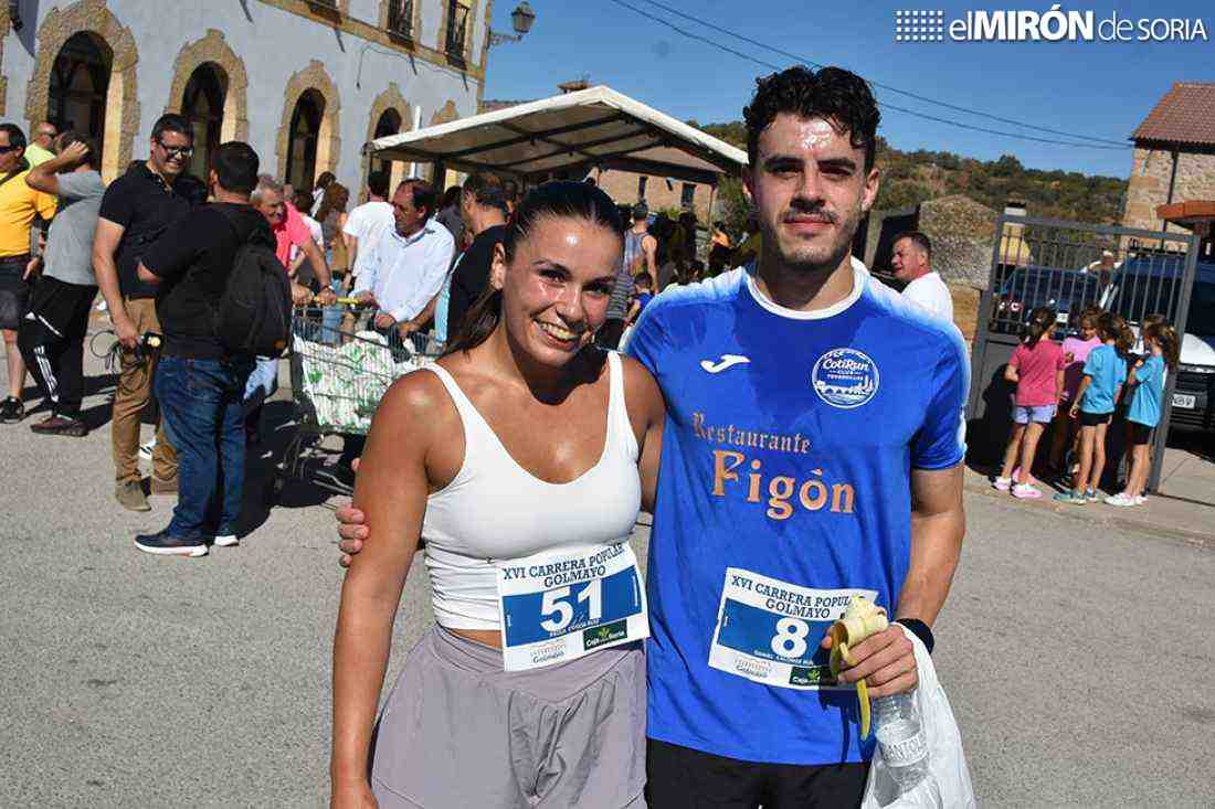 Jaime Arizmendi y Paula García, ganadores de XVI carrera popular de Golmayo