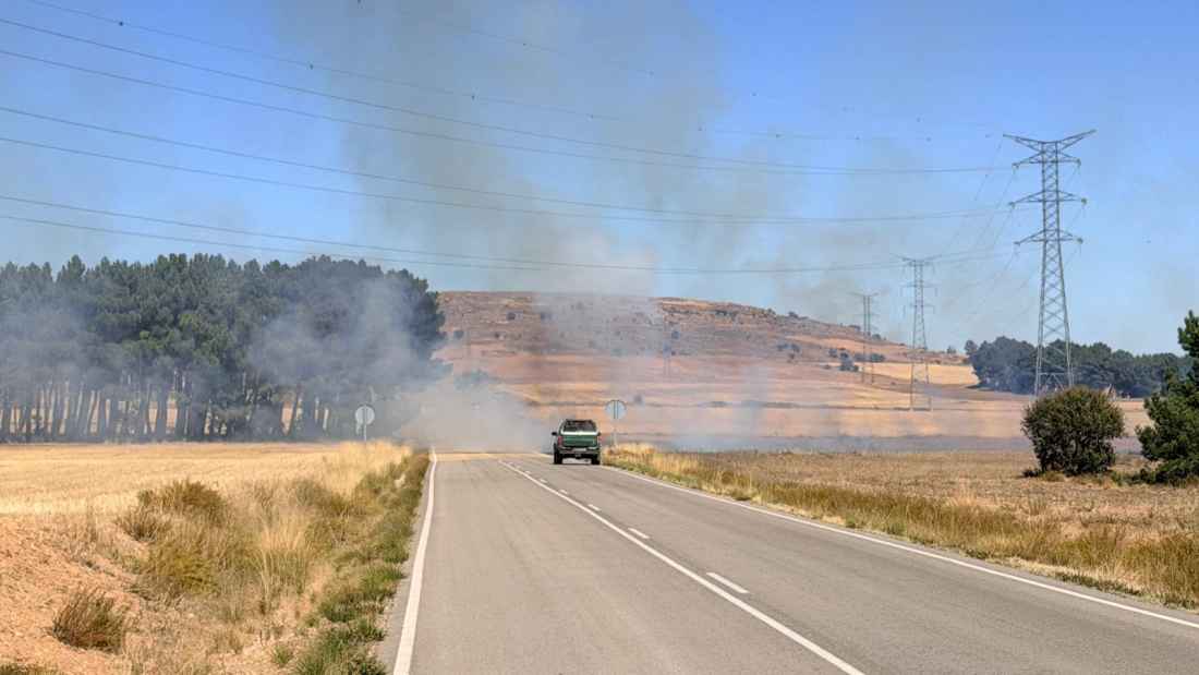 Casi cinco hectáreas calcinadas por incendio en Cubo de la Solana