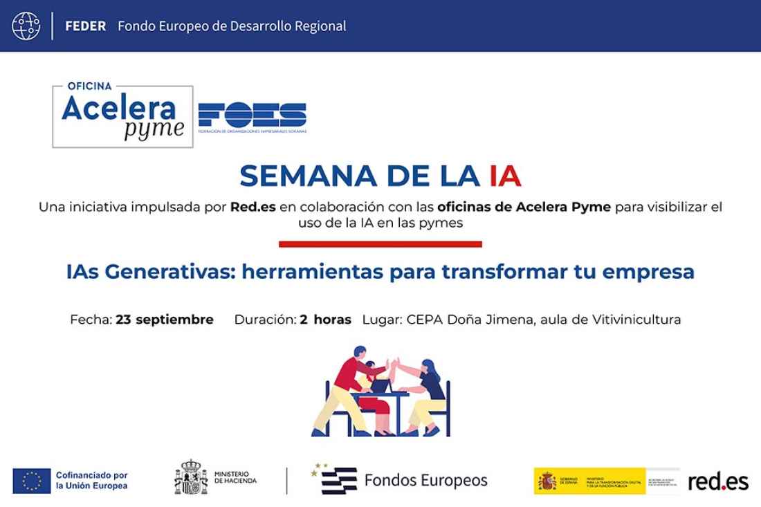 La Oficina Acelera pyme de FOES acerca posibilidades de la IA a San Esteban de Gormaz