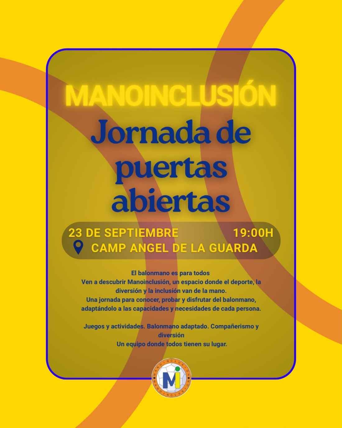 ManoInclusión abre las puertas del balonman en jornada de deporte, inclusión y compañerismo