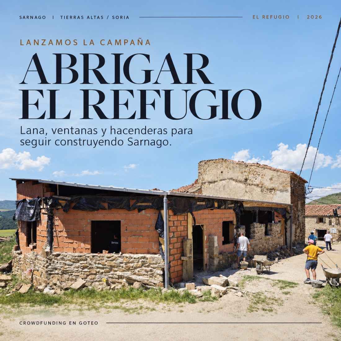 Sarnago lanza campaña de crowdfunding para seguir construyendo futuro con lana de oveja