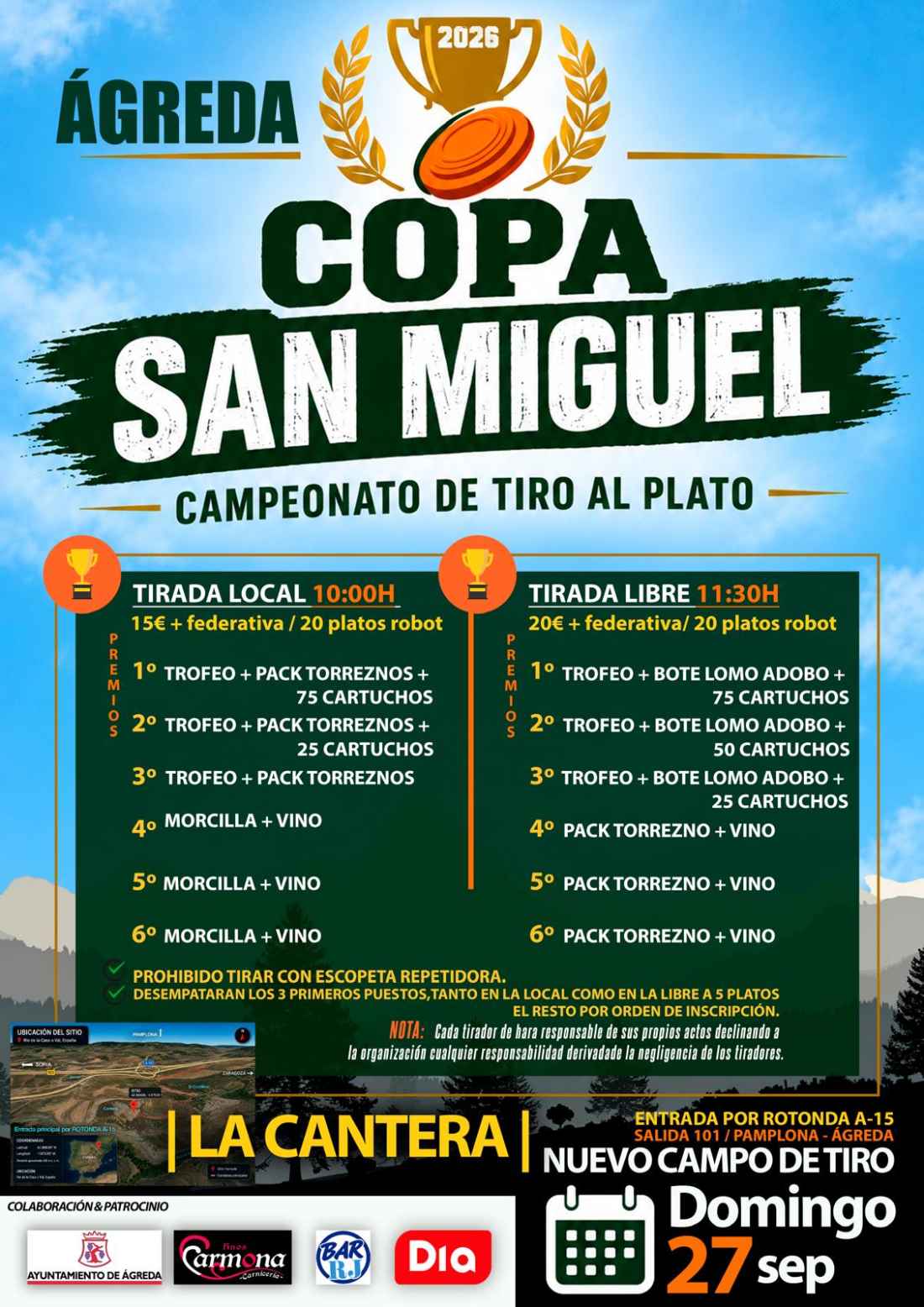 Cuatro citas en Ágreda para último fin de semana de septiembre