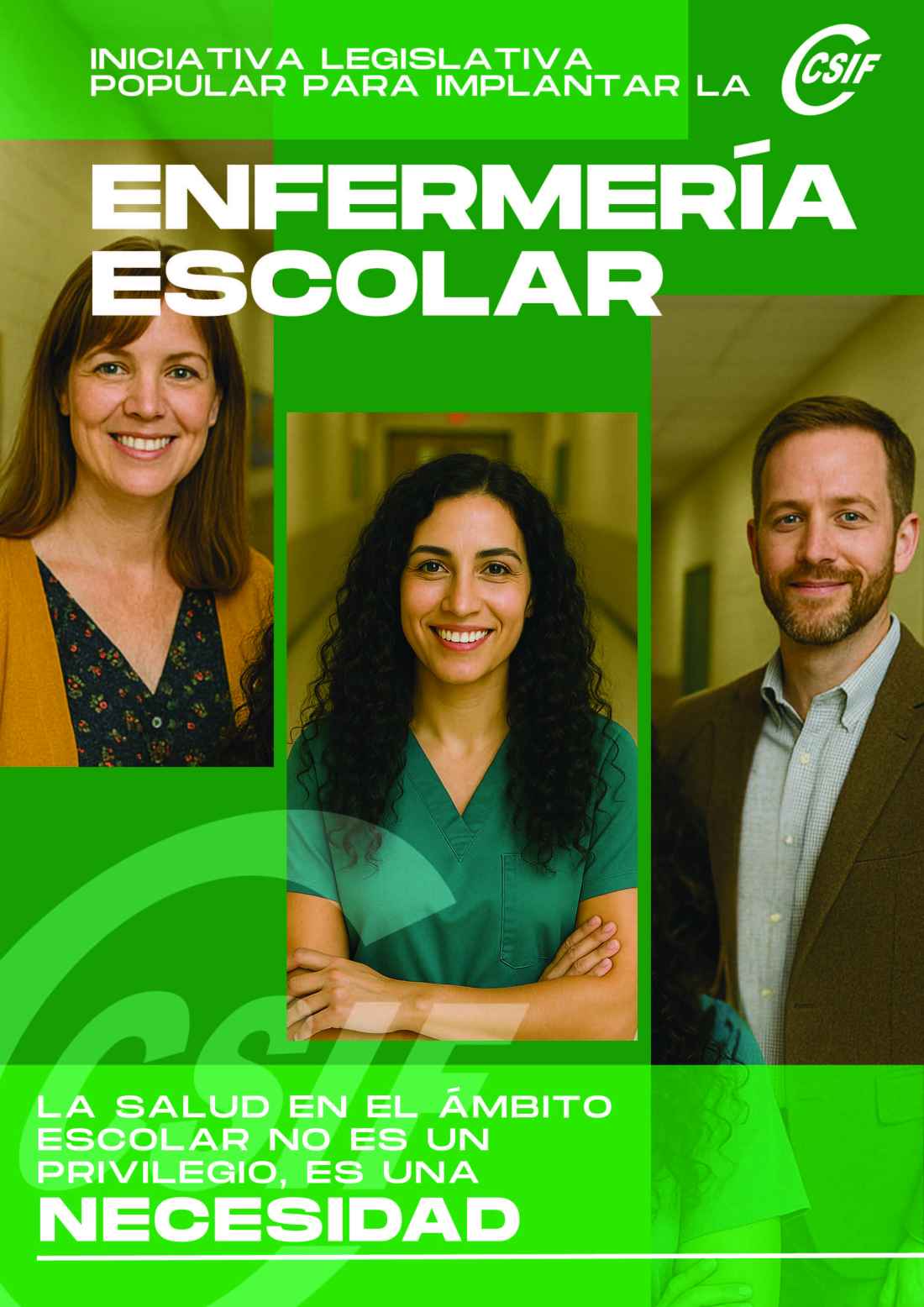 Validadas 42.807 firmas para seguir tramitando la ILP de ley de enfermería escolar 