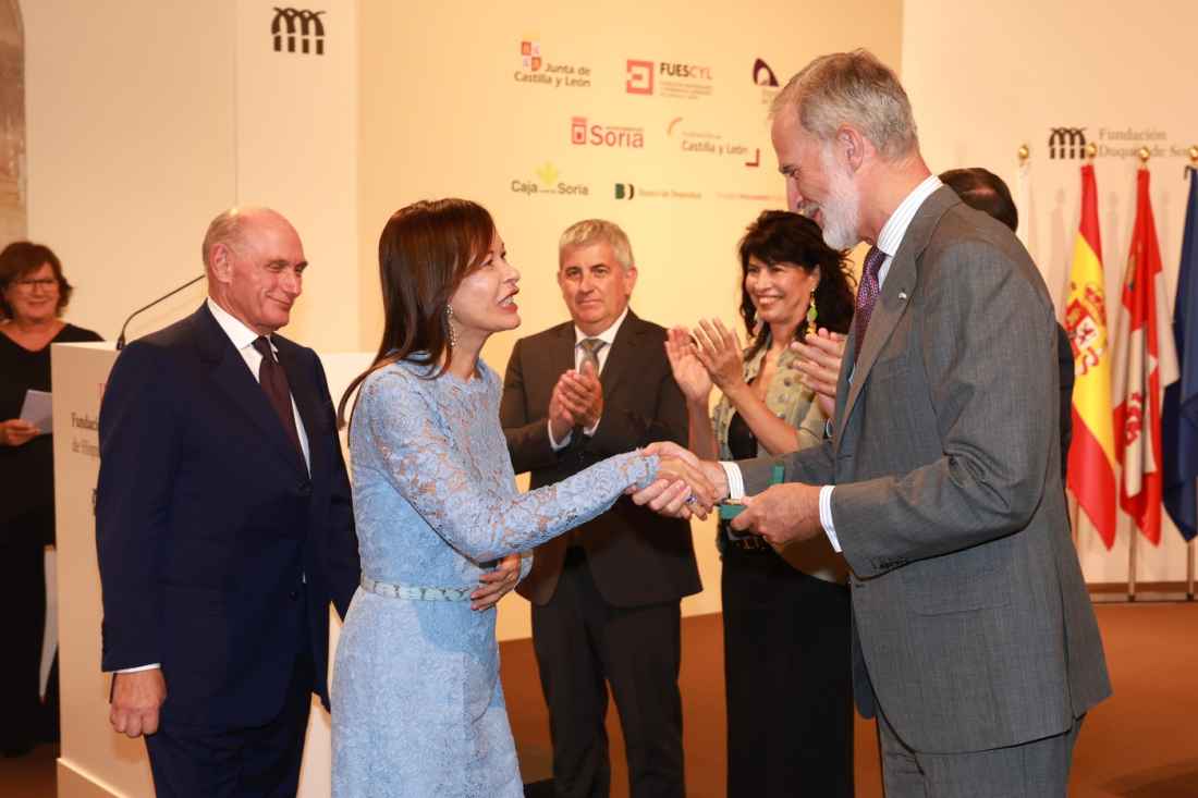 El rey Felipe VI preside entrega del “II Premio de Hispanismo Internacional Duques de Soria" 