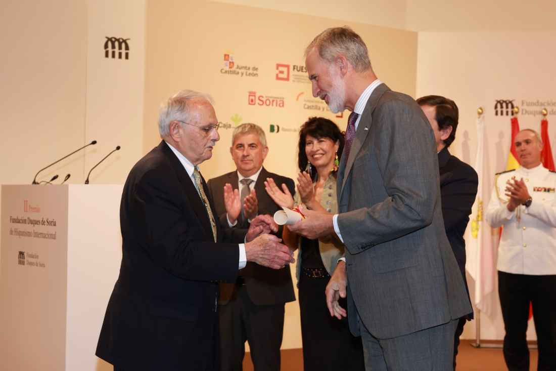 El rey Felipe VI preside entrega del “II Premio de Hispanismo Internacional Duques de Soria" 