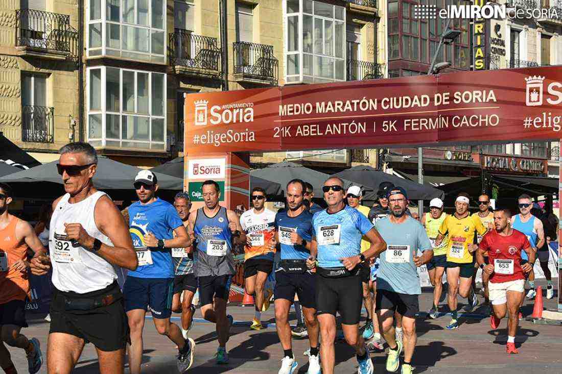 El Medio Maratón de Soria alcanza récord de participación, con protagonismo local