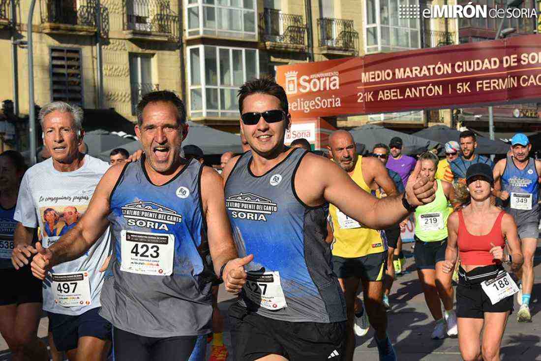 El Medio Maratón de Soria alcanza récord de participación, con protagonismo local
