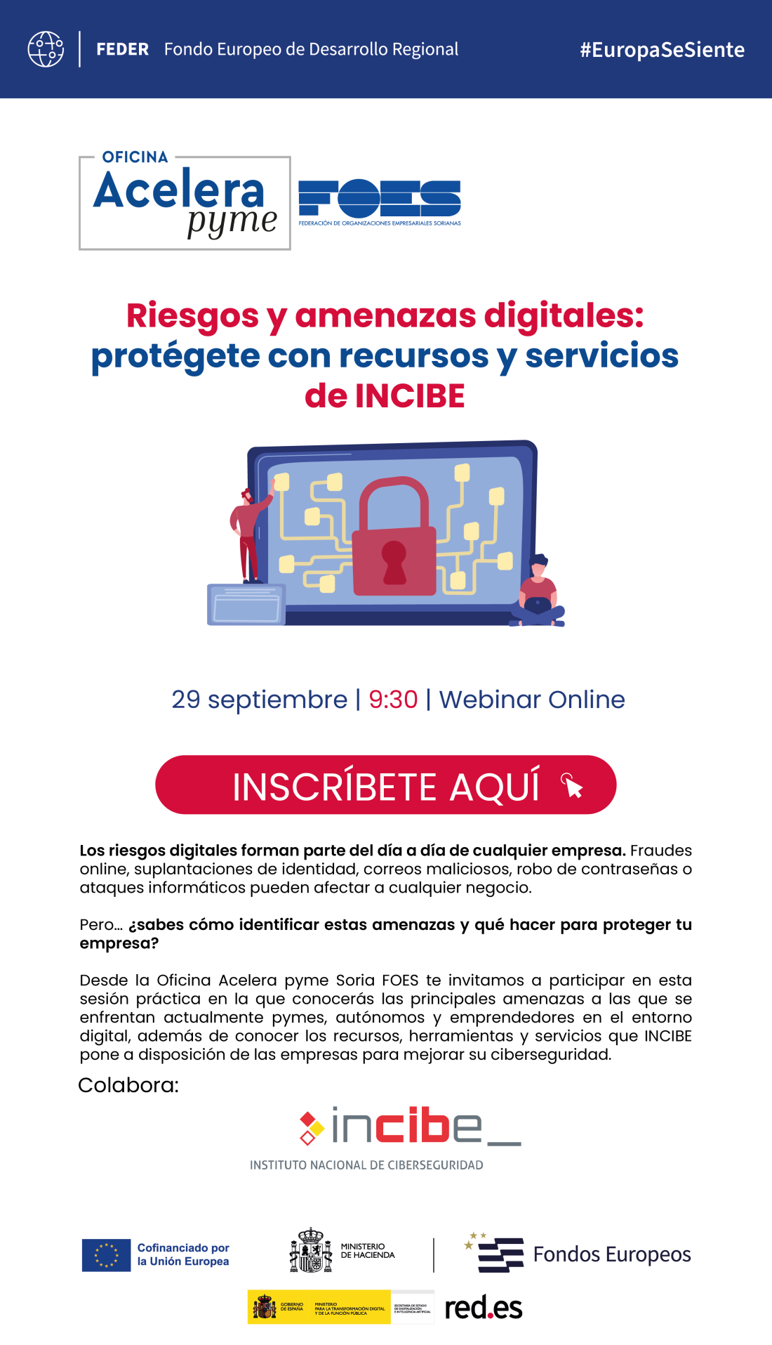 La Oficina Acelera pyme de FOES apoya a empresas a mejorar su ciberseguridad 
