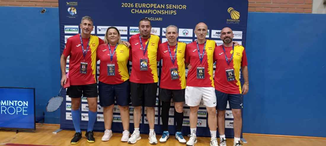 Seis volantistas sorianos participan en Campeonato de Europa senior de bádminton 