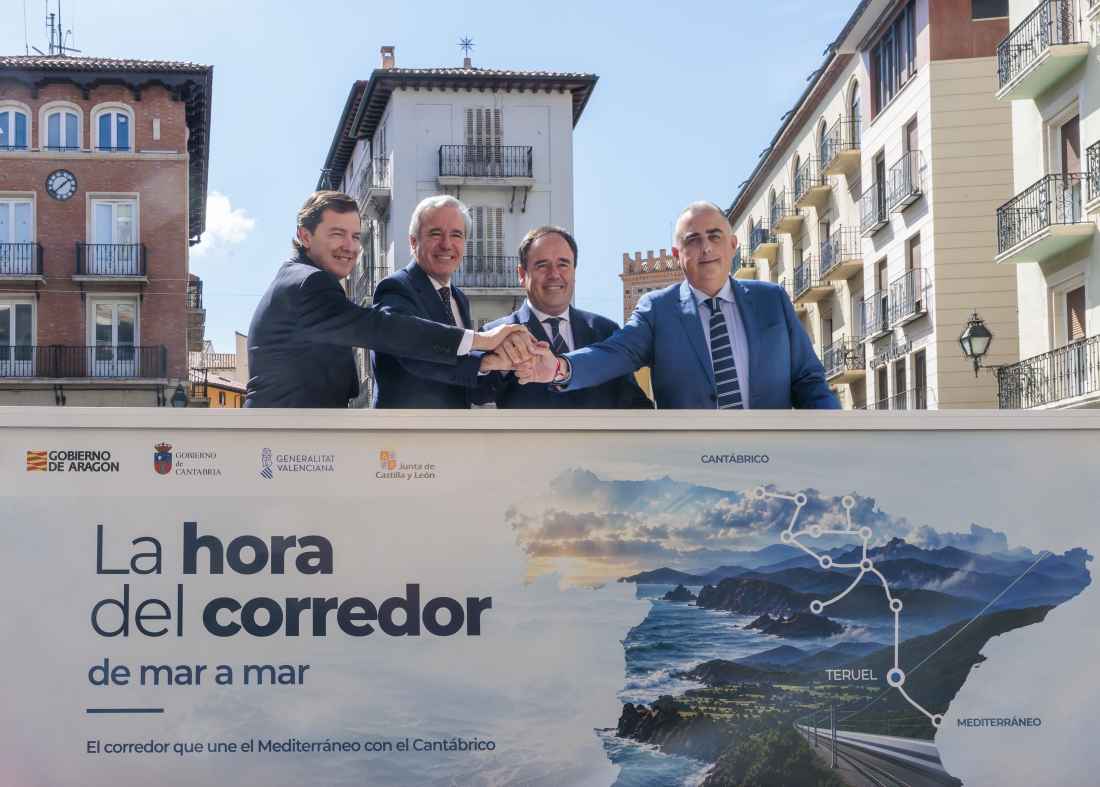Mañueco reivindica conexión Soria-Castejón como "imprescindible" para vertebración de Soria