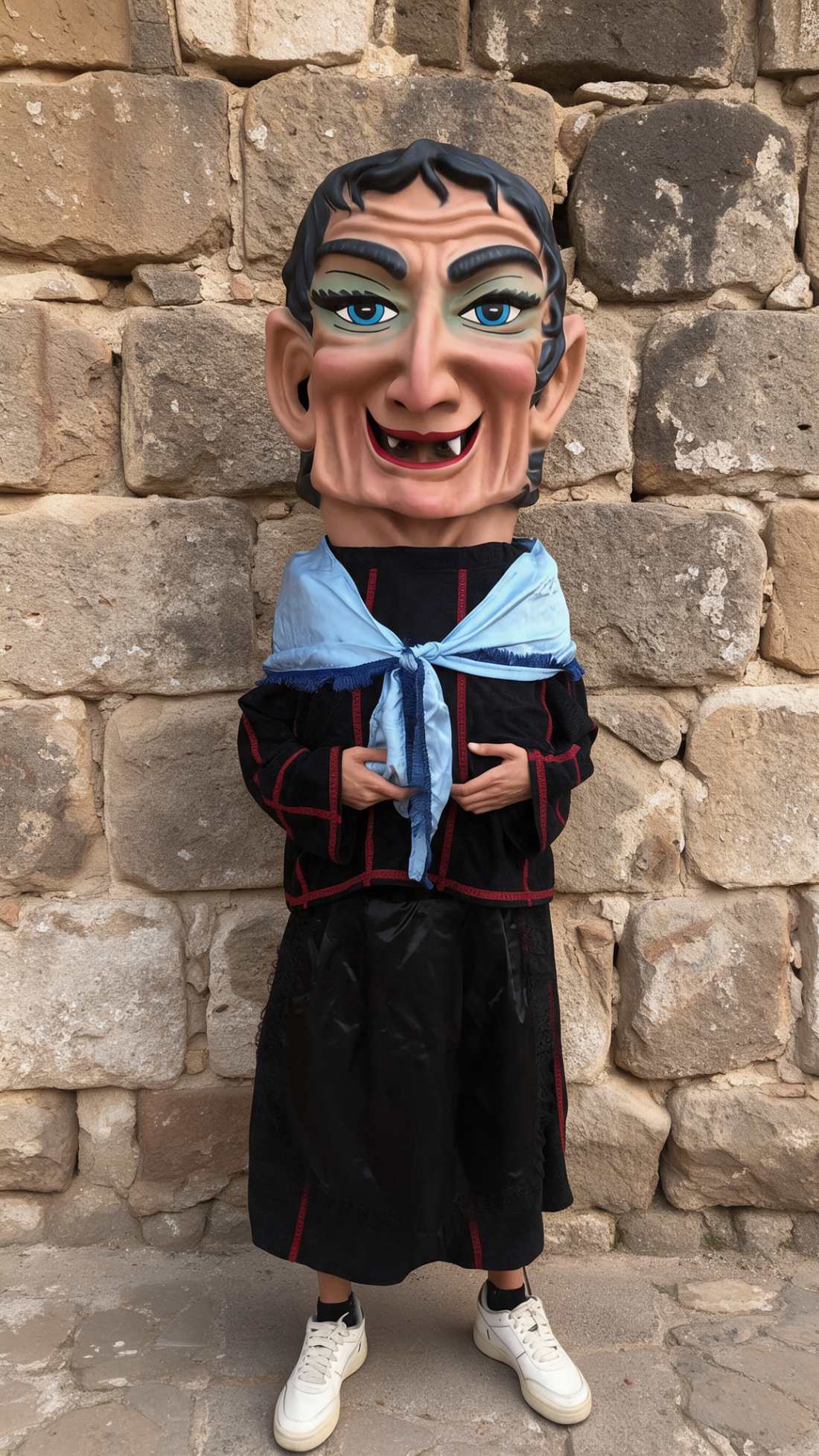 La comparsa de Gigantes y Cabezudos de Soria recupera la figura de "La Bruja"
