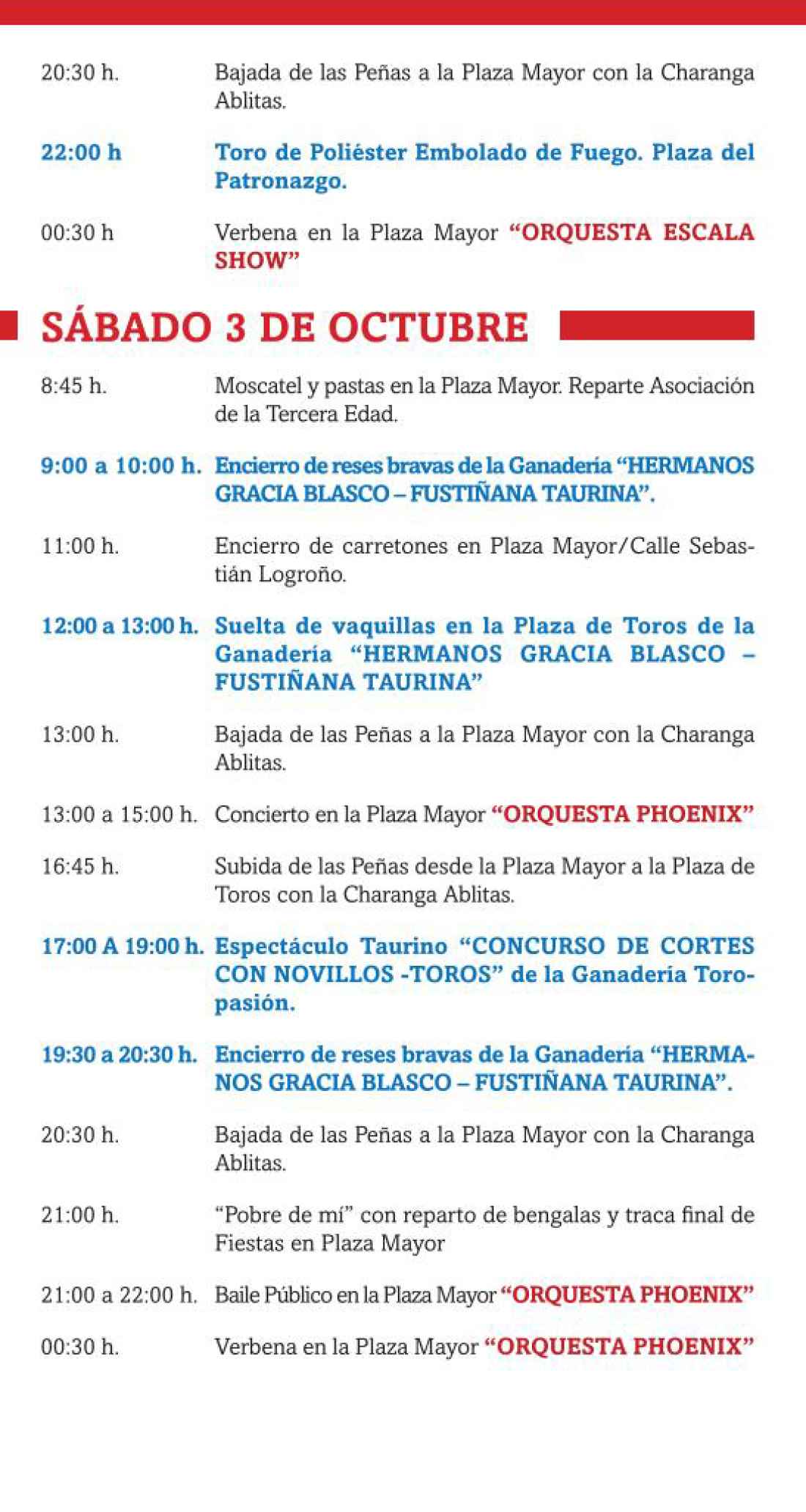 Ágreda publica el programa para sus fiestas de San Miguel