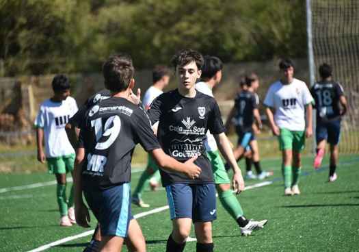 Los cadetes del C.D. Golmayo-Camaretas y S.D. Ágreda estrenan nuevo campo municipal