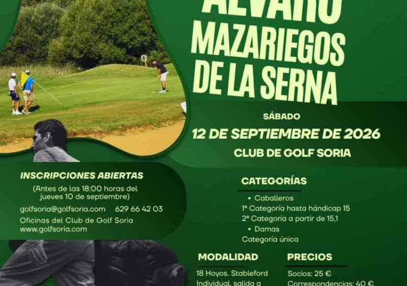 Inscripciones abiertas para VII Memorial Álvaro Mazariegos de la Serna