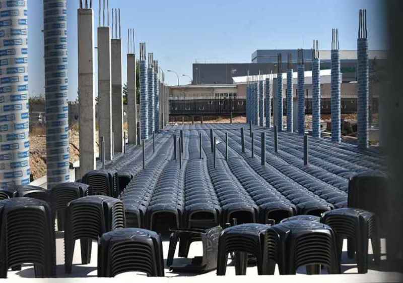 Las obras del nuevo Soria Norte cumplen su primer año de ejecución