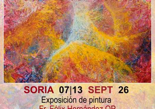 El  Casino de Soria acoge muestra de abstracción espiritual de fraile Félix Hernández 