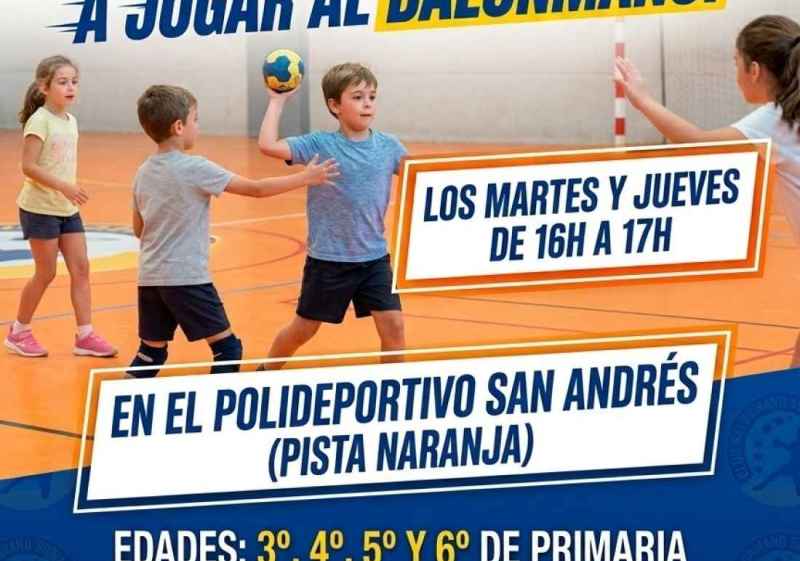 El Club Balonmano Soria abre sus puertas a los más pequeños 