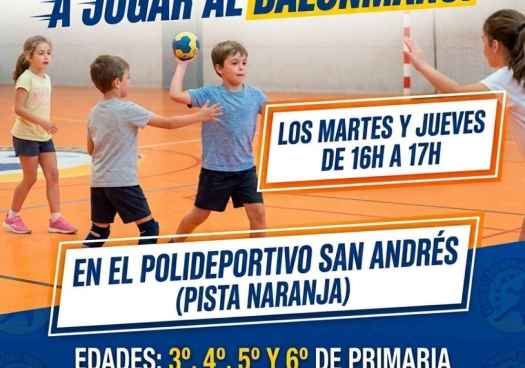 El Club Balonmano Soria abre sus puertas a los más pequeños 