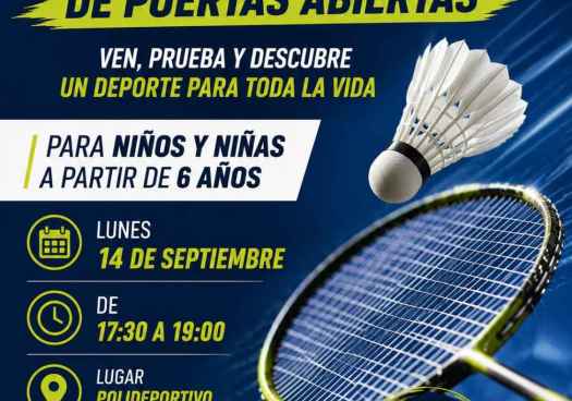 Jornada de puertas abiertas en el Club Bádminton Soria