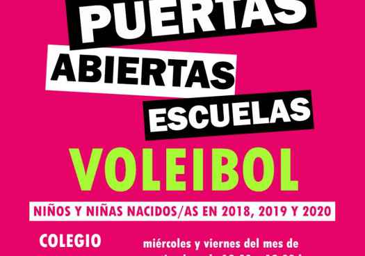 El Sporting Santo Domingo duplica este curso sus escuelas de voleibol