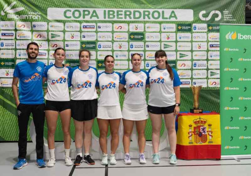 El Club Bádminton Soria, octavo en Copa Femenina de Clubes  