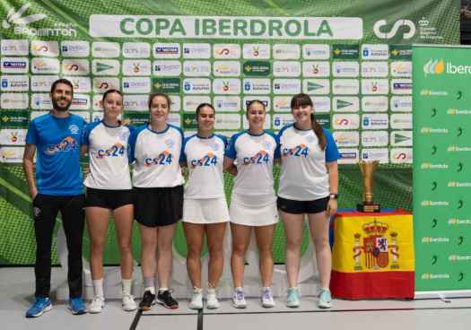 El Club Bádminton Soria, octavo en Copa Femenina de Clubes  