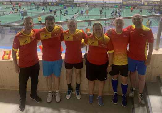 Seis volantistas sorianos participan en Italia en Campeonato de Europa senior de bádminton