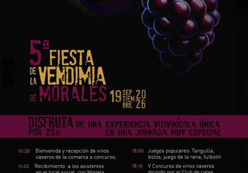 Morales celebra quinta edición de su fiesta de la vendimia