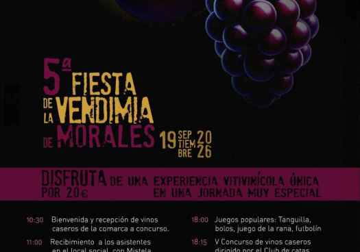 Morales celebra quinta edición de su fiesta de la vendimia
