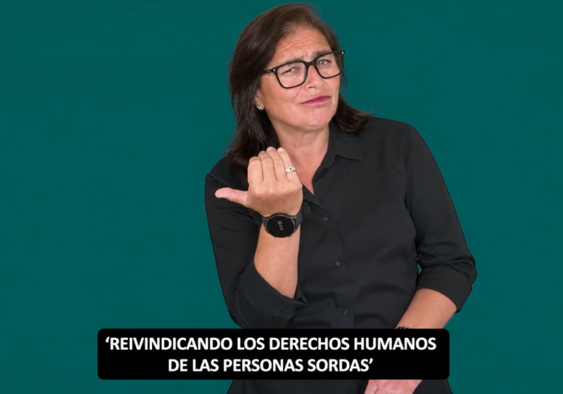 La comunidad sorda reivindica ejercicio efectivo de sus derechos en su Semana Internacional
