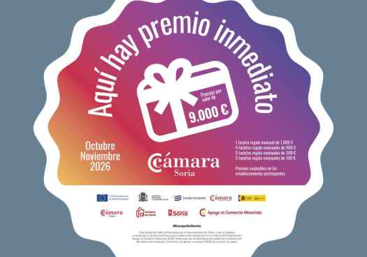‘"Aquí hay Premio inmediato", nueva campaña de apoyo al comercio local de Soria