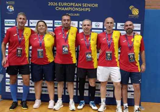 Seis volantistas sorianos participan en Campeonato de Europa senior de bádminton 