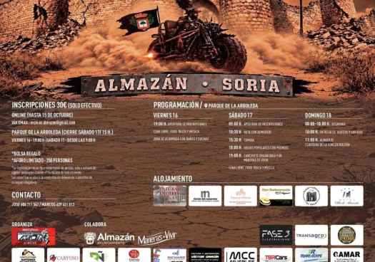Almazán celebra en octubre su primera Concentración Motera