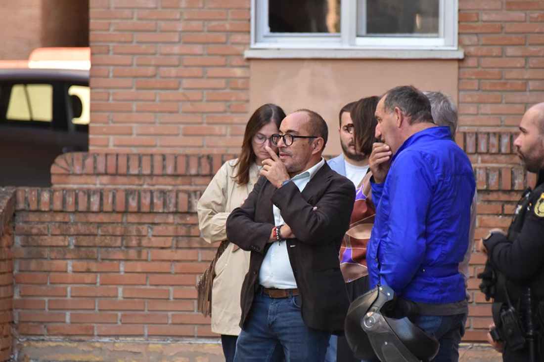 Incendio en una vivienda de los patios de Don Vela, de Soria