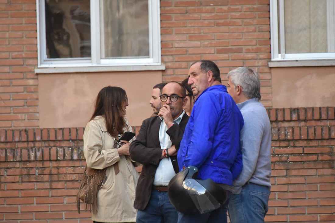 Incendio en una vivienda de los patios de Don Vela, de Soria