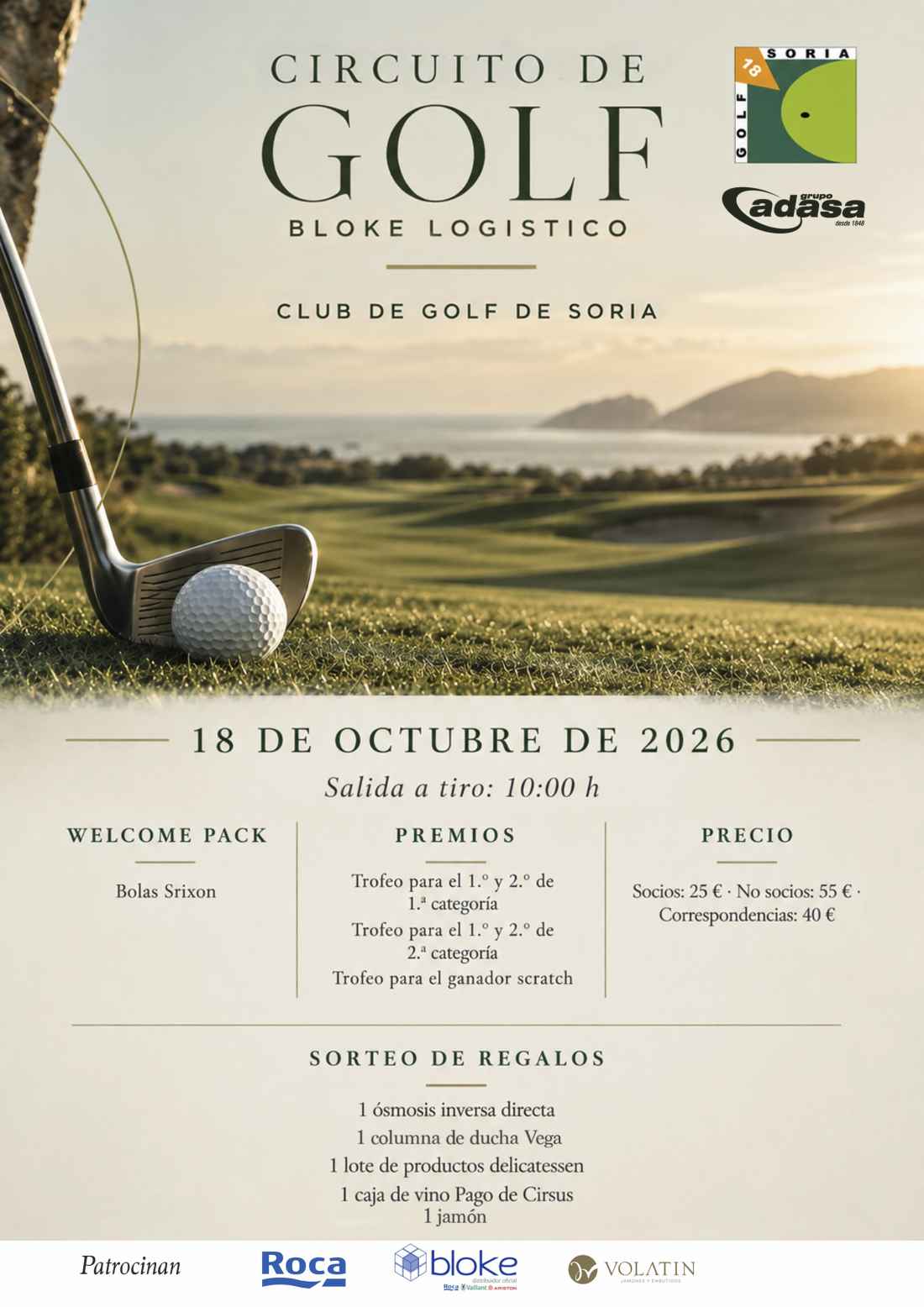 El Circuito de Golf Bloke Logístico abre inscripciones