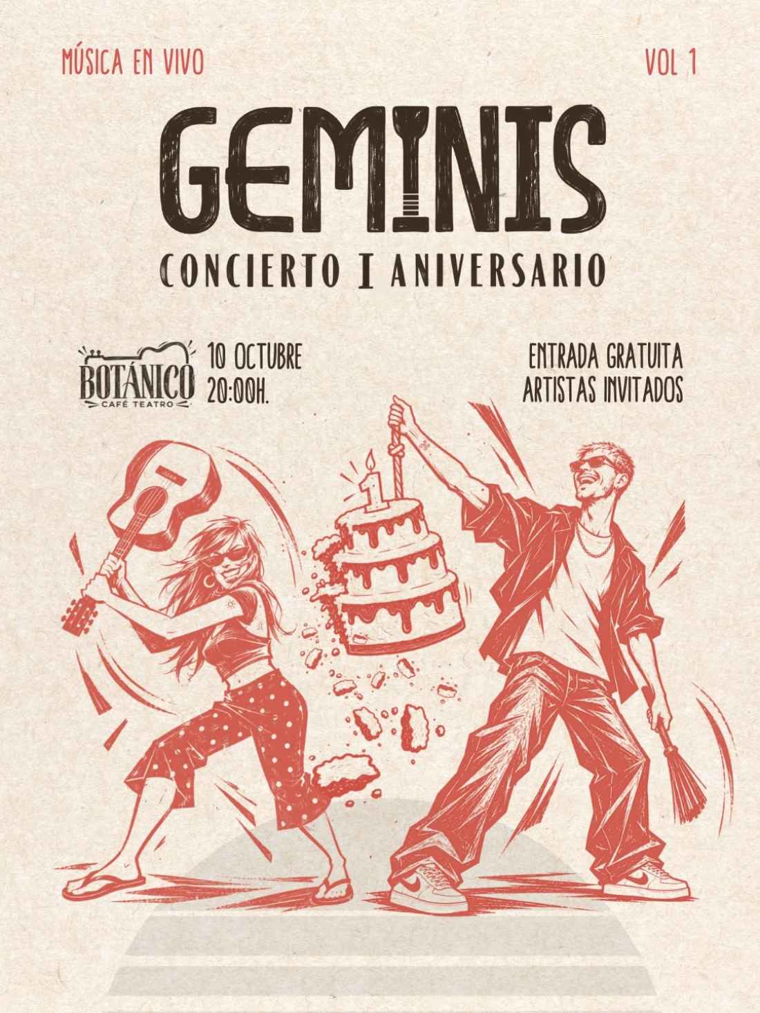Géminis celebra su primer aniversario con concierto especial en Soria