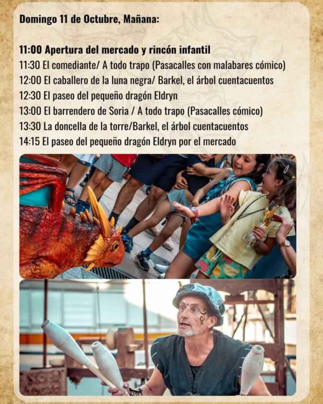 El Mercado Medieval regresa a Soria en el puente del Pilar