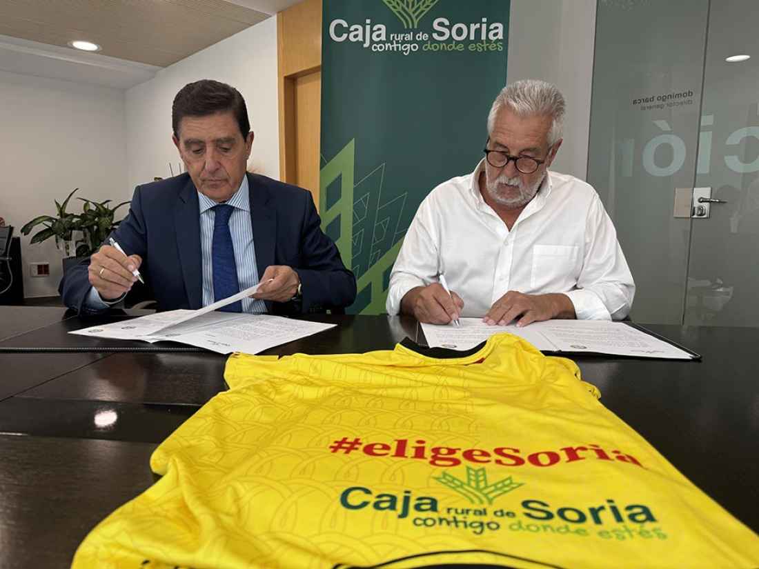 Caja Rural de Soria continúa renovación de acuerdos deportivos con Club Balonmano Soria