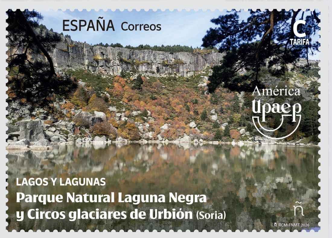 Correos emite sello dedicado al Parque natural Laguna Negra y los Circos Glaciares de Urbión
